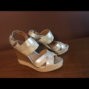Coach wedge sandal